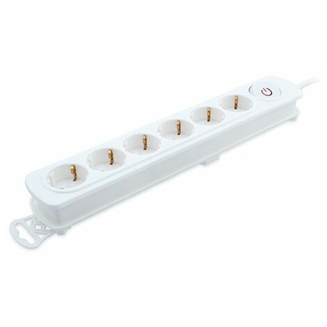 Regleta Enchufes 6 Tomas con Interruptor TM Electron 3680 W