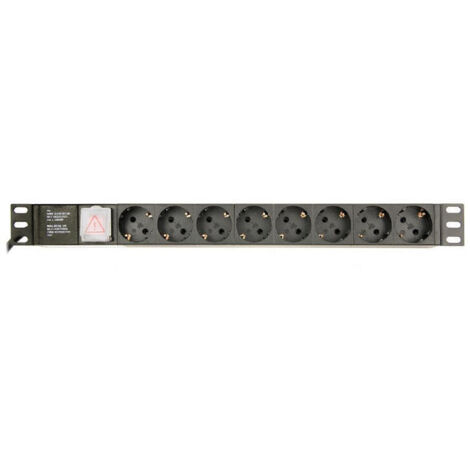 Regleta Enchufes 8 Tomas con Interruptor GEMBIRD EG-PDU-014-C14 (3 m)