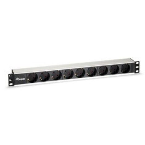 REGLETA EQUIP 9 TOMAS SCHUKO PLATA 333292