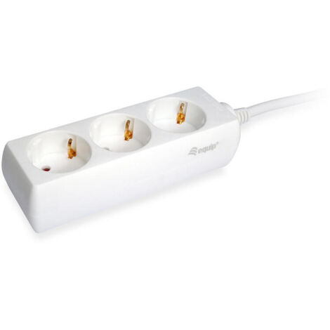 REGLETA EQUIP CON 3 TOMAS CABLE DE RED DE 1.5 METROS
