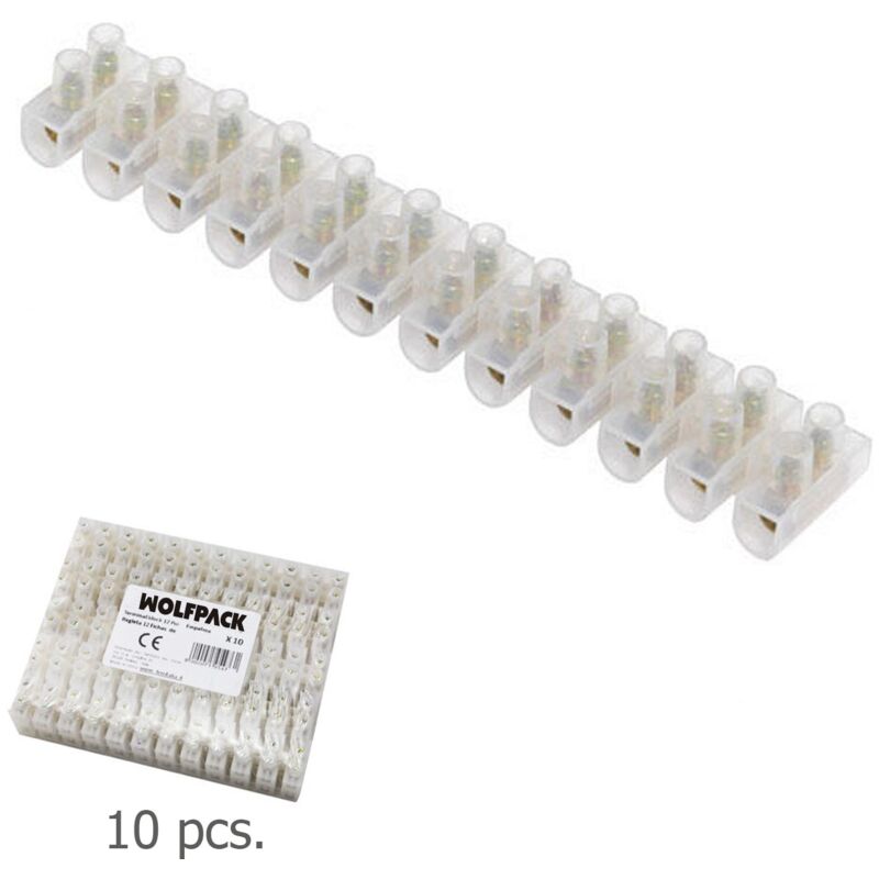 

Regleta Ficha Empalme 3 Amperios / Seccion 4 mm. Envase De 10 Regletas de 12 Fichas Cada Una.