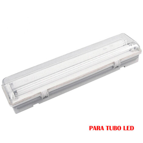 Regleta fluorescente estanca para tubo LED 2x22W (equiv. 58W) 220V 155cm IP65 Edm