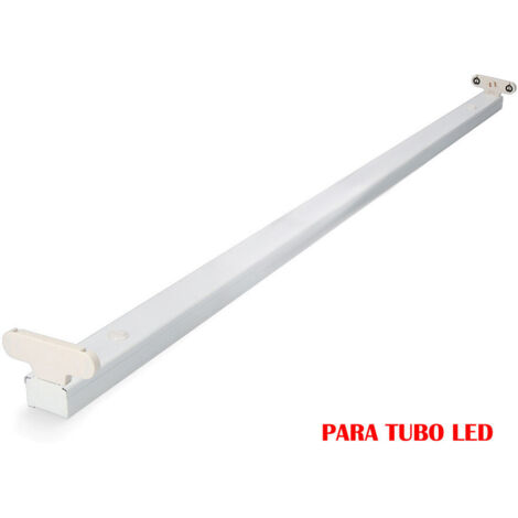 REGLETA FLUORESCENTE PARA TUBO DE LED 2x22W (EQ. 58W) 220V 153cm EDM
