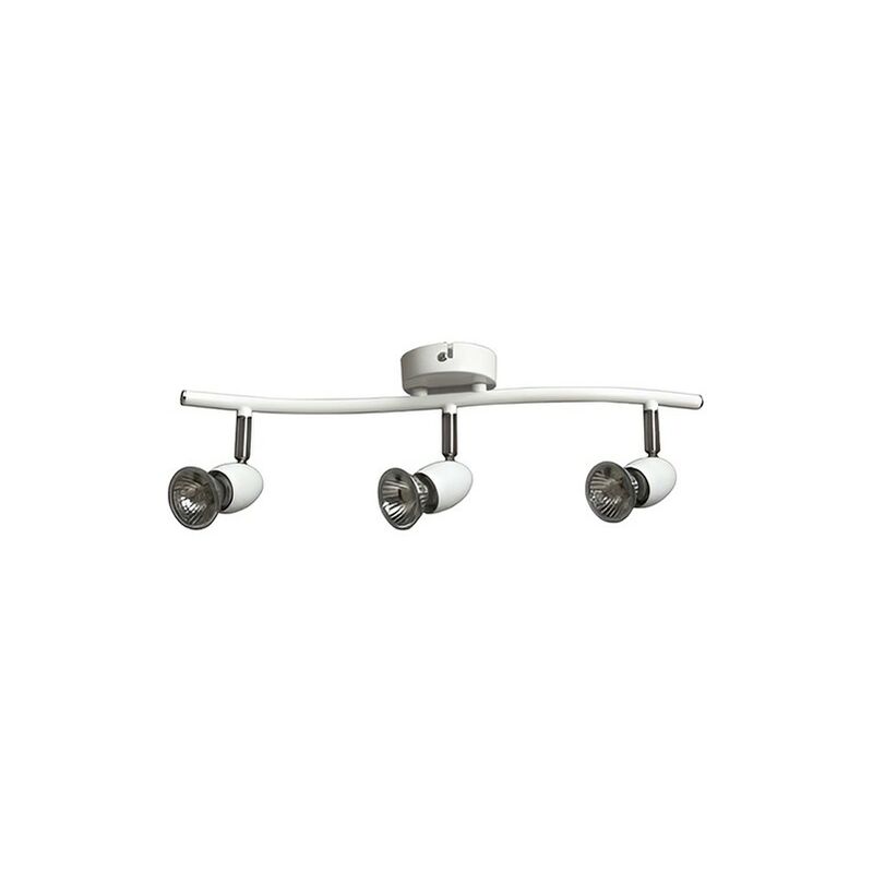 

Regleta Foco Sonora Blanco 3xgu10 Bomb. Halog.incl 15x44 - Blanco