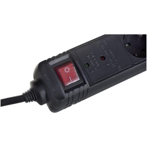 REGLETA GEMBIRD 5 TOMAS PROTECCION ANTIPICOS NEGRO 3M