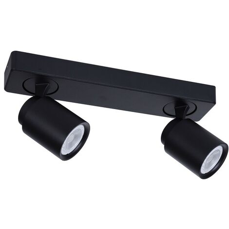 Regleta Hum (2 luces) | Negro