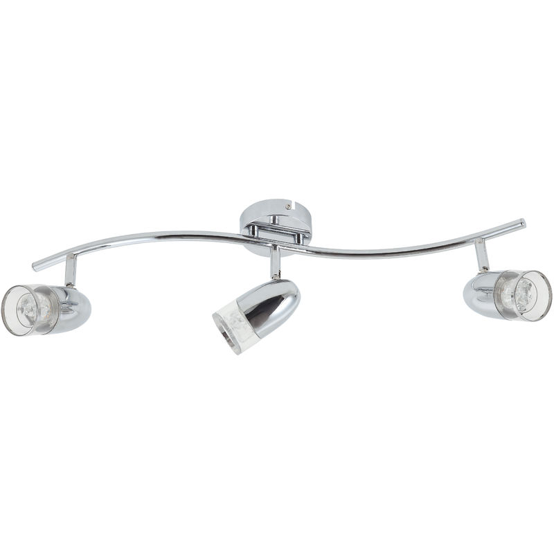 

Sulion - Regleta de focos LED 3x4W 3000K Cromo