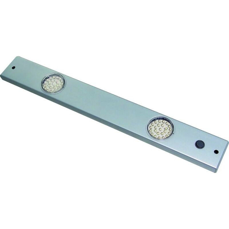 

Regleta led de aluminio 2x1,5w.