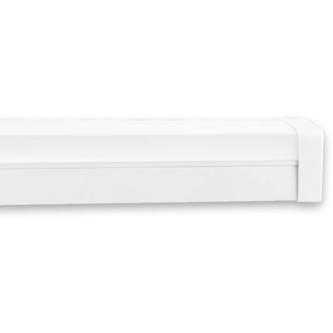 Regleta led integrado matel cuadrangular 36W 120cm 2700K