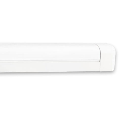 Regleta led integrado matel redondeada 36W 120cm 2700K