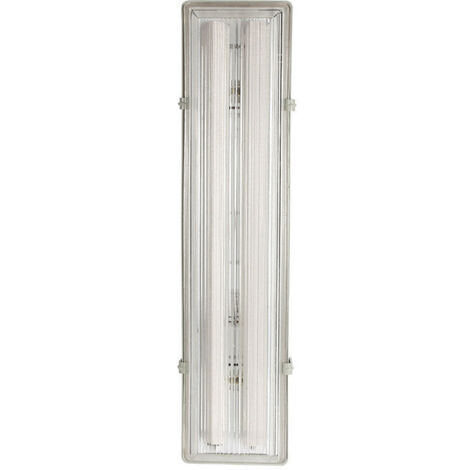 Regleta Led SIMON BRICO Titania doble 2x18w IL817104