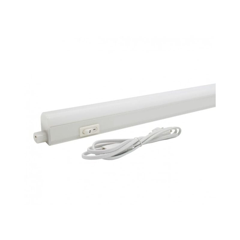 

Regleta LED T5 con Interruptor 8W 572 mm - Enlazable Blanco Frío 6500K | IluminaShop