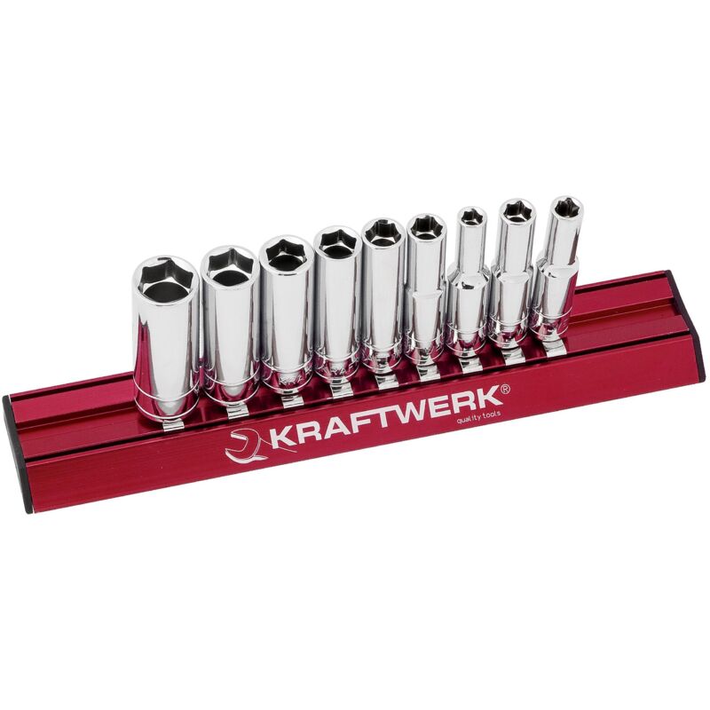 Regleta magalu 9 vasos largos pulg. 1/4'