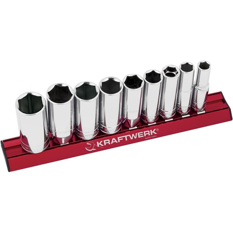 Regleta magalu 9 vasos largos pulg. 3/8'