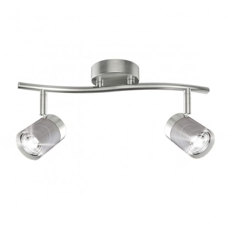 

Regleta modelo BOLZANO niquel de dos focos ALEMAR