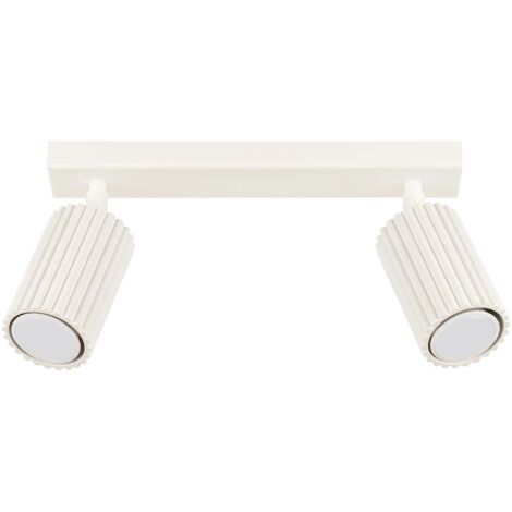 Regleta Moto beige, 2 luces