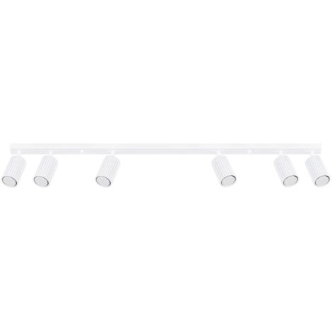 Regleta Moto blanco, 6 luces