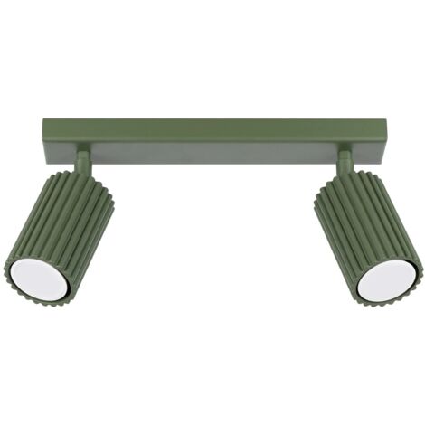 Regleta Moto verde, 2 luces