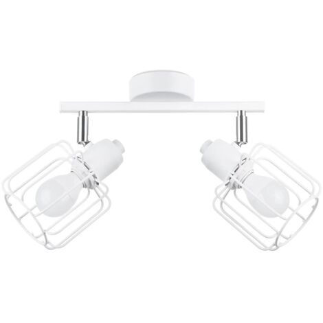 Regleta Naxa blanco, 2 luces