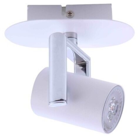 Regleta “Oroel” con foco orientable GU10 – Blanco