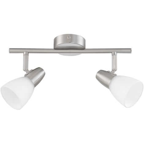 Regleta SALSA 2xE14 cromo mate