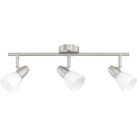 Regleta SALSA tubo 3xE14 cromo mate