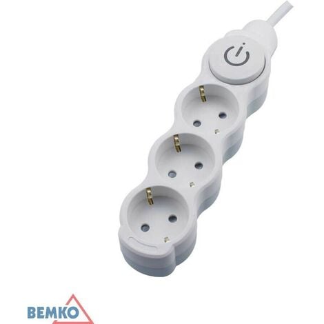 Base 3xenchufes 2xusb Sobremesa Blanca Nanocable 10.37.0013-w