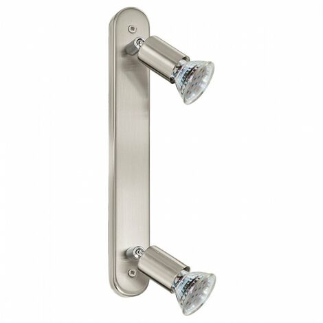 Réglette 2 Spots Mini-led Eglo - Largeur 50 Mm - Longueur 295 Mm