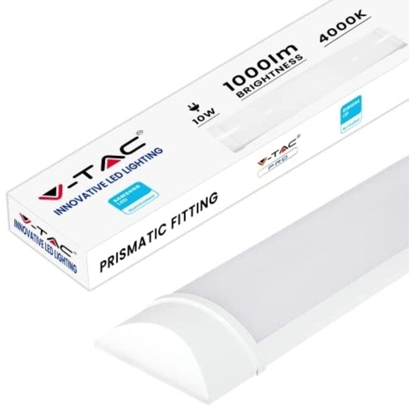 V-tac - plafonnier led linéaire avec puce samsung 10W - tube led - longueur 30 cm - lampe rectangulaire IP20 pour mur, garage, ent V-tac - plafonnier led linéaire avec puce samsung 10W - tube led - longueur 30 cm - lampe rectangulaire IP20 pour mur, garage, ent