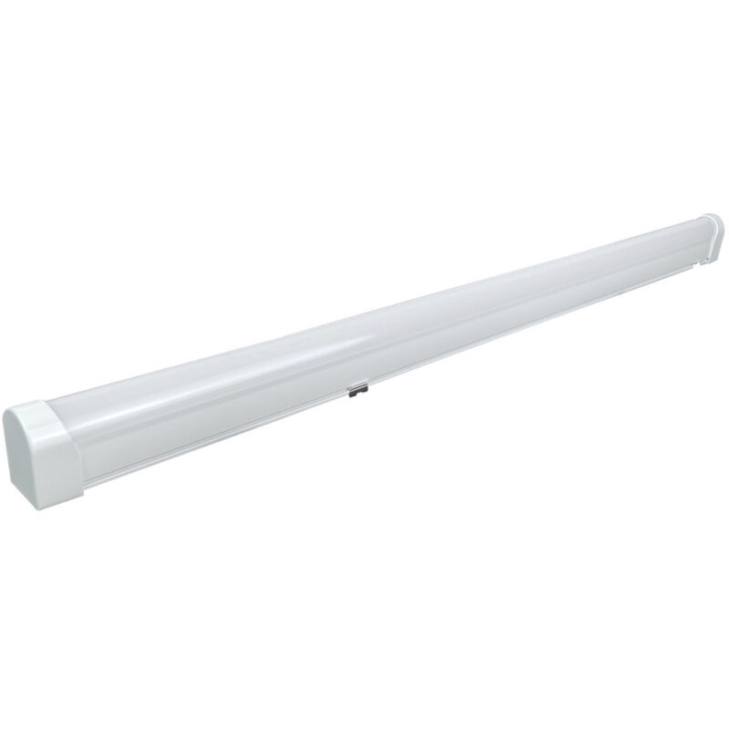 Tibelec - Réglette led blanche, 9W, 900 lumens, 4000K blanc-neutre, branchement direct, garantie 5 ans