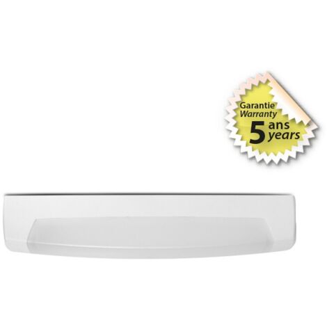 Réglette de salle de bain avec interrupteur et prise pour ampoule S19 - COMPACTO