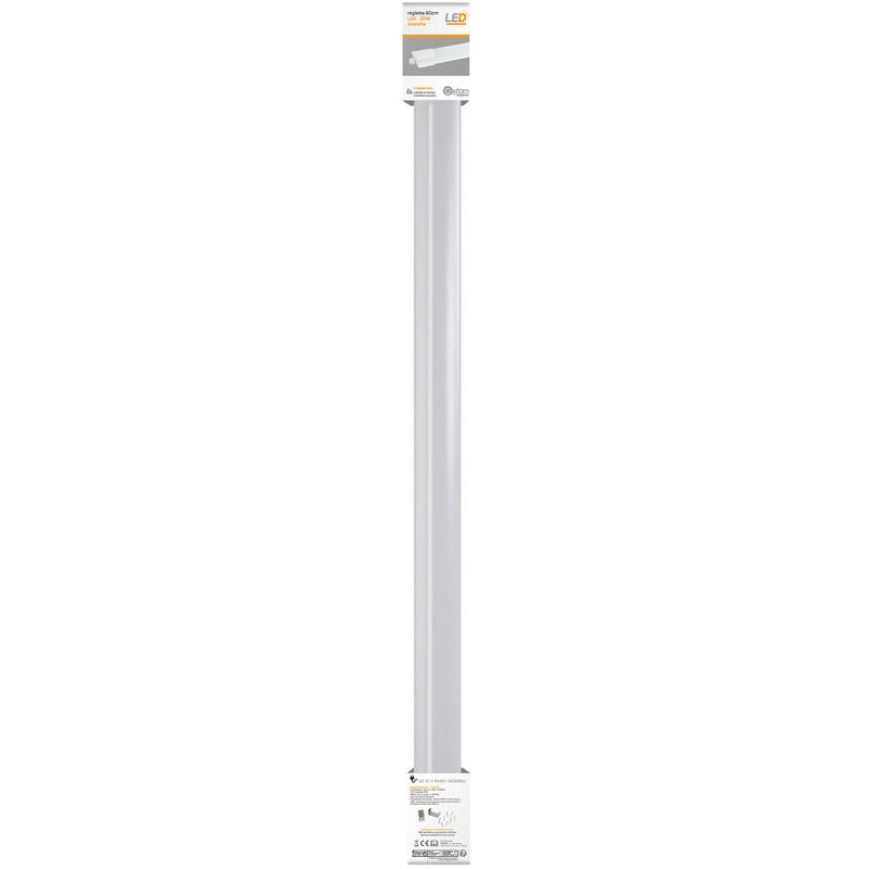 Gefom - Réglette design led intégrée étanche Ip65 60Cm 20W 1800Lm