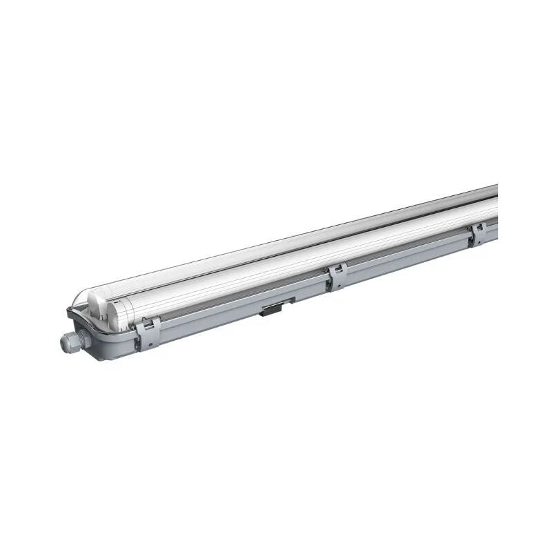 Réglette étanche 120 cm double pour Tube LED T8 IP65 1 côté (Boi