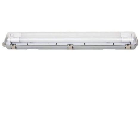 Réglette étanche 150 cm double pour Tube LED T8 IP65 (Boitier vide) - Unité - SILUMEN