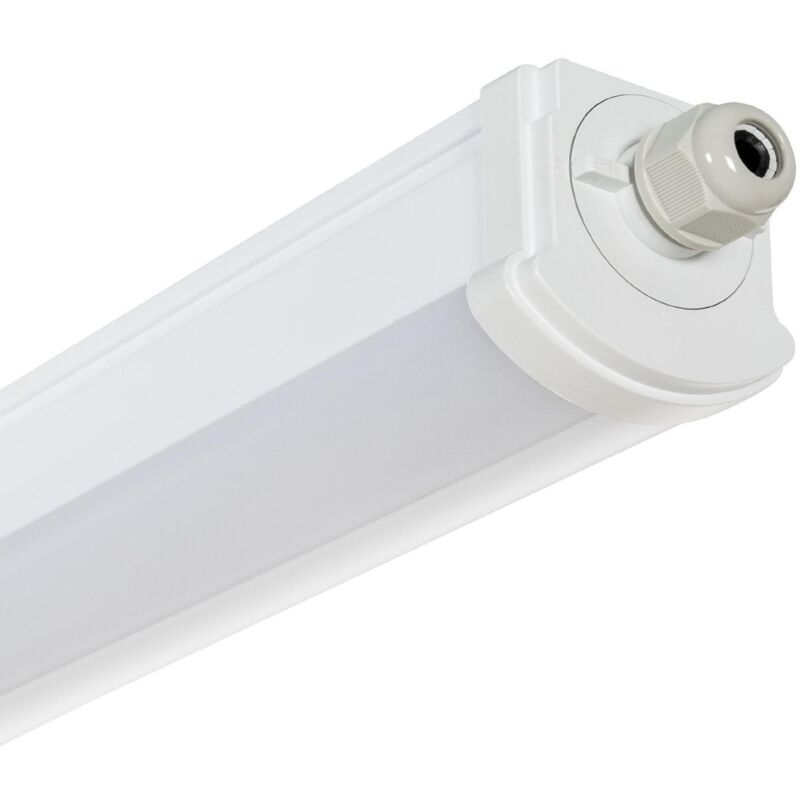 Réglette Étanche led 120cm 30W avec Détecteur de Mouvement Radar IP65 4000K Blanc neutre