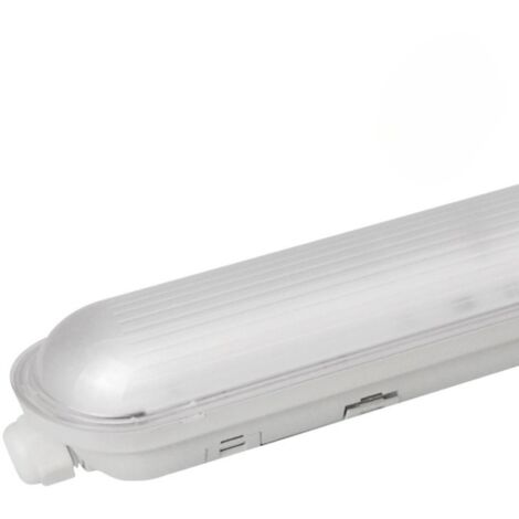 Plafonnier LED étanche chambre étanche éclairage de bain Lampe LED de garage  Tubes LED remplaçables, protégé