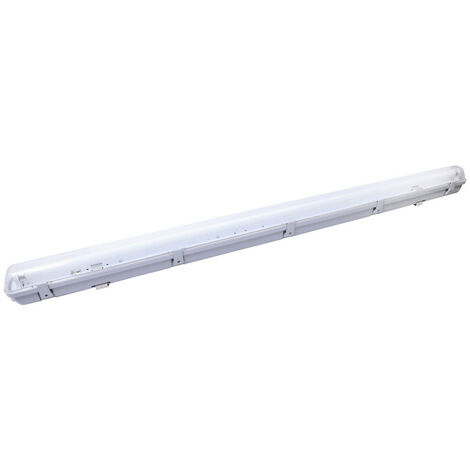 Réglette étanche Pc+Abs Ip65 18W 120 cm avec tube led plastique Pf 0,9