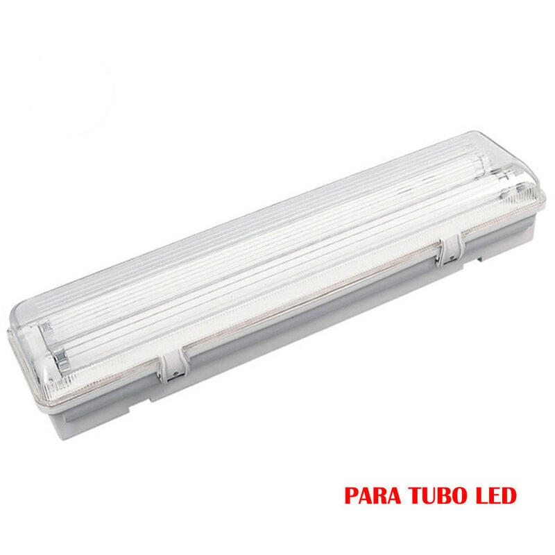 EDM - Réglette Fluorescent Etanche Pour Tube Led 2x18w (eq. 36w) 220v 125cm Ip65