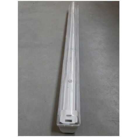 Réglette grise étanche 1577x90x100mm ballast élec. 230V pour 1 tube fluo T8 1500mm (non incl) IP66 START WATERPROOF SYLVANIA