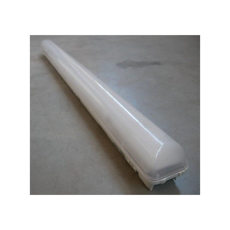 Réglette grise plafonnier étanche 1277x101x101mm led 37W 4000K 4400lm 230V non-dimmable IP66 Oleveon Trilux