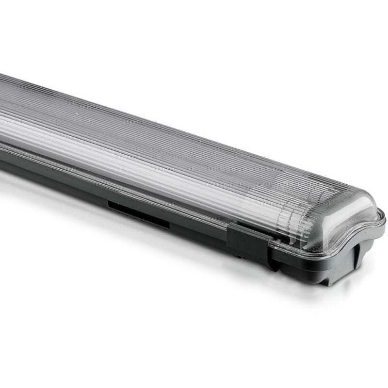 Réglette led avec tube - IP65 - 44W - 4000 Lumens - 4000K - 150cm x 2