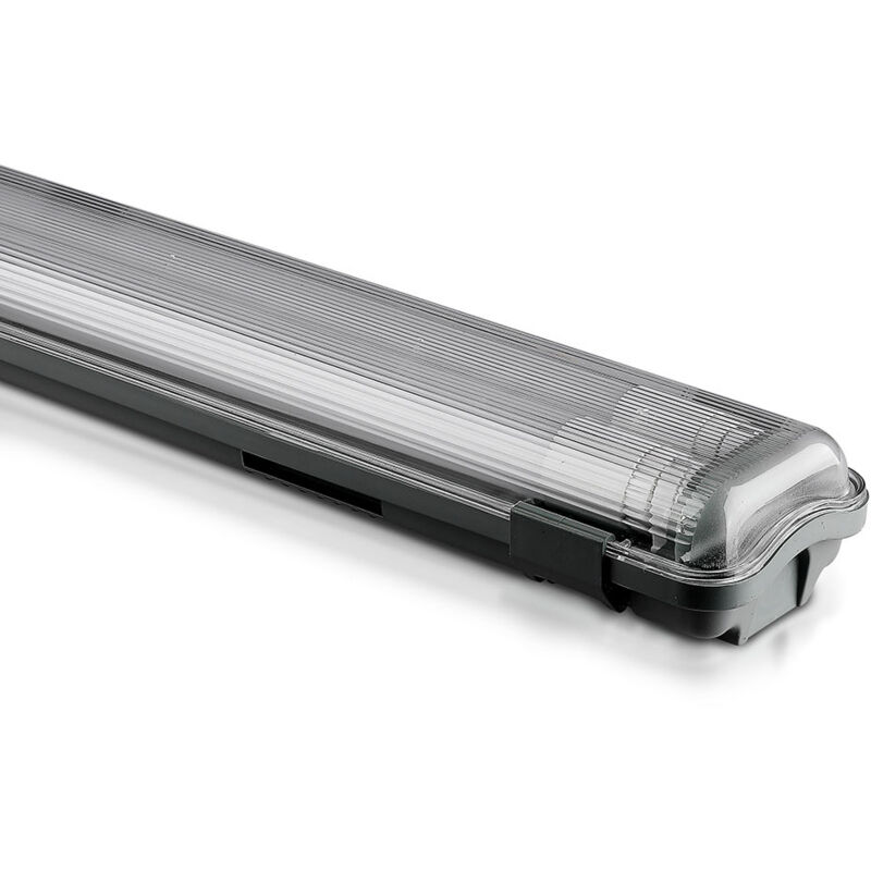 V-tac - Réglette led avec tube - IP65 - Blanc - 36W - 3400 Lumens - 4000K - 120cm x 2