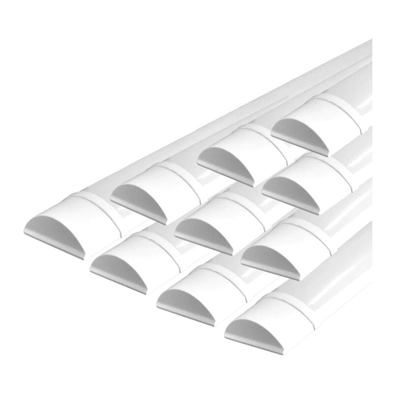 Silumen - Réglette led 150cm 50W IP40 - Pack de 10 / Blanc Chaud