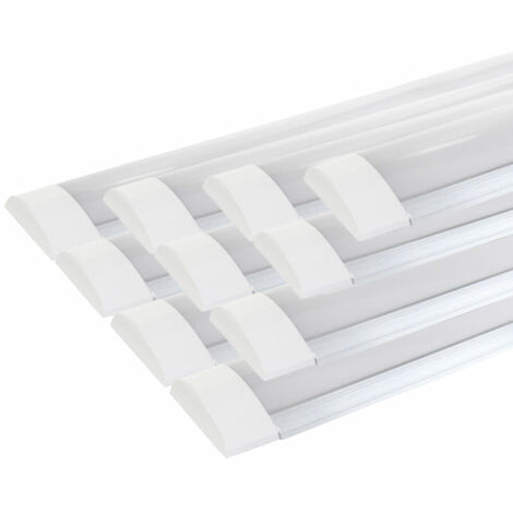 Réglette LED 120cm 36W - Pack de 10 / Blanc Froid - SILUMEN