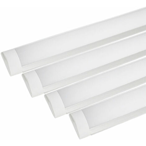 Réglette LED 120cm 36W - Pack de 4 / Blanc Froid  - SILUMEN