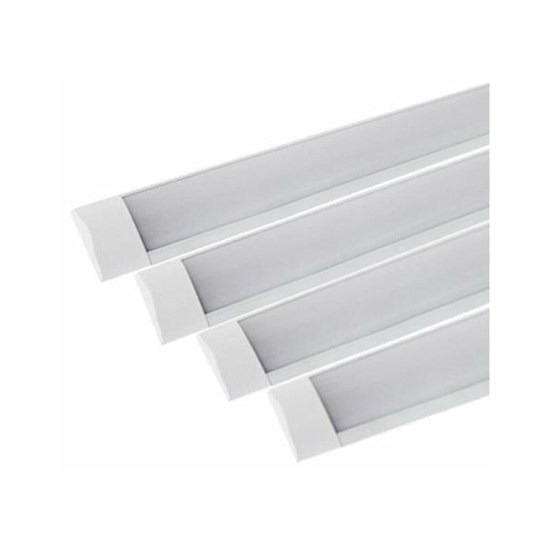 8000K R/églette lumineuse LED 150cm 60W - Blanc Froid 6000K Pack de 4