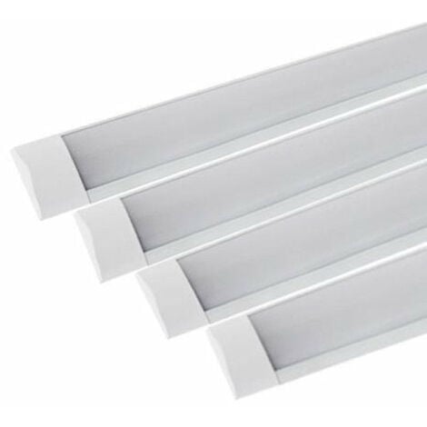 Réglette LED 120cm 48W (Pack de 4) - Blanc Froid 6000K - 8000K - SILAMP