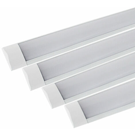 Réglette LED 120cm 48W - Pack de 4 / Blanc Neutre  - SILUMEN