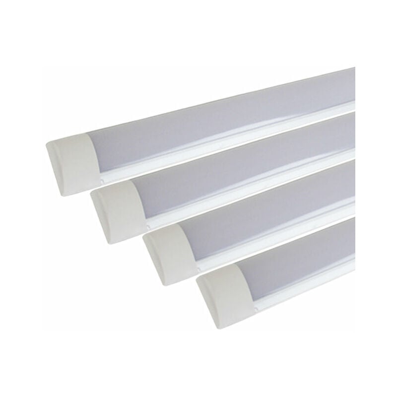 Silumen - Reglette led 150cm 60W - Pack de 4 / Blanc Neutre