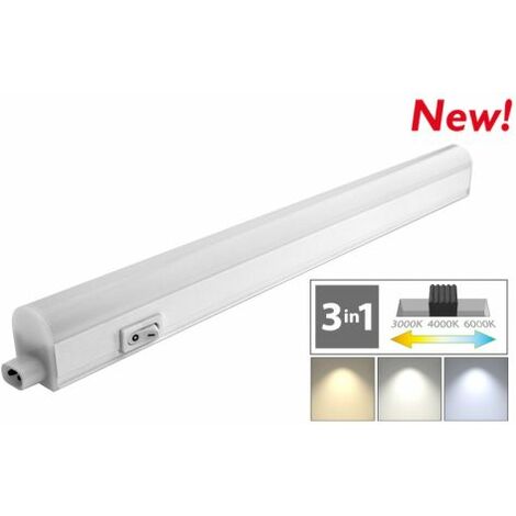 REGLETTE LED  60 CM  9W  850LM  3000-4000-6000 K
